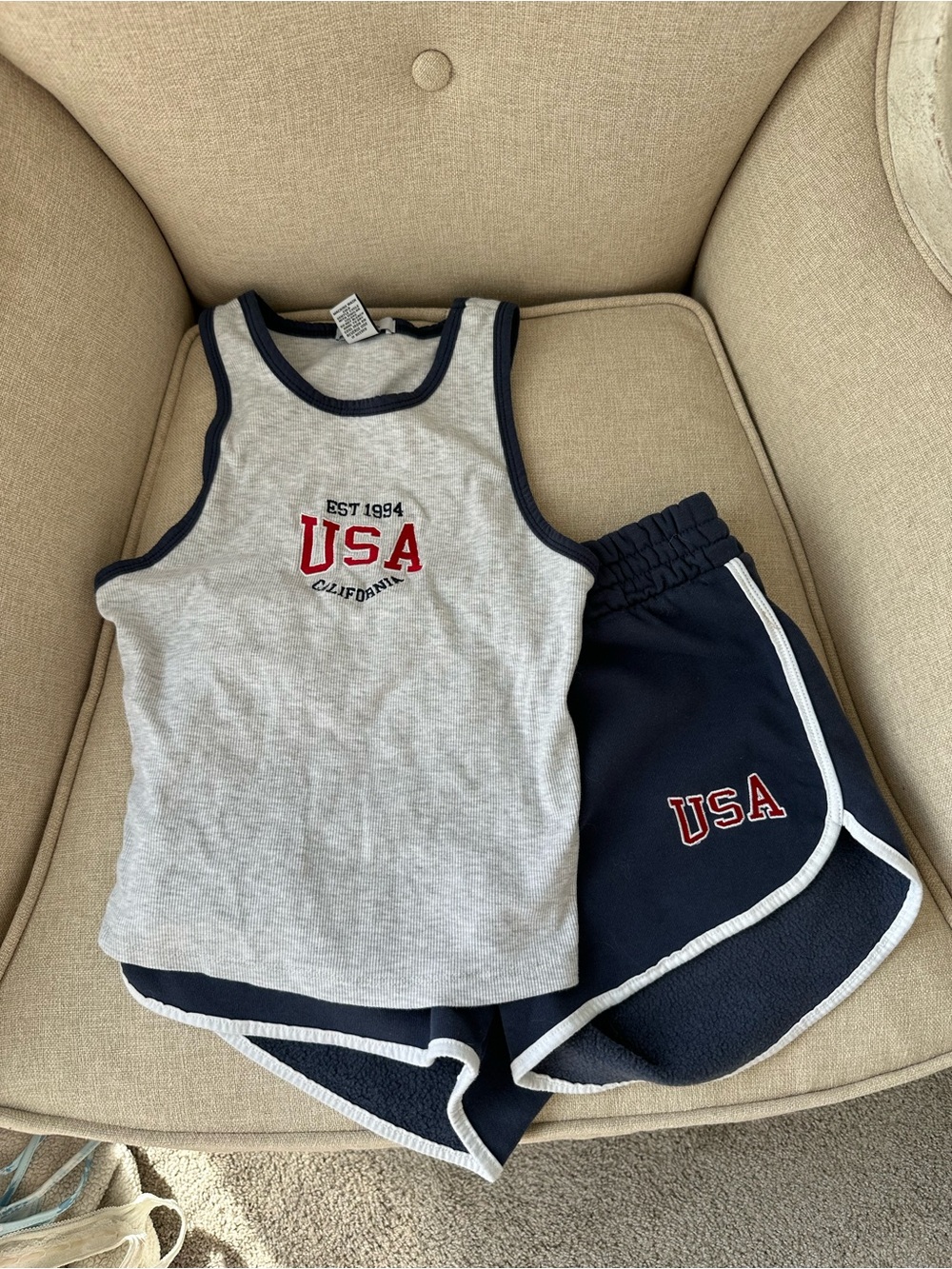 marshall’s pajama set, top and bottom!